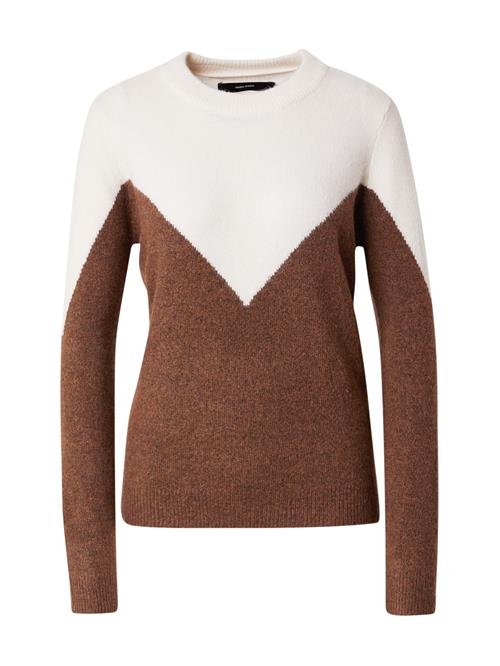 VERO MODA Pullover 'VMPLAZA'  lysebeige / brun