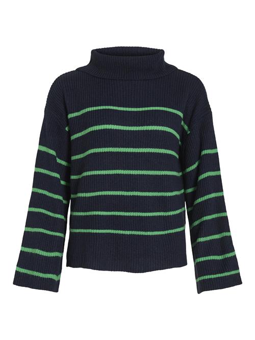 VILA Pullover  navy / lime