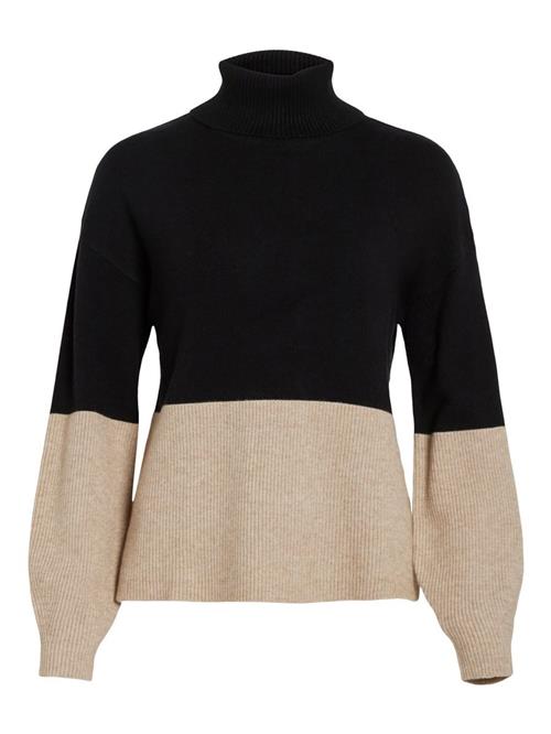 Se VILA Pullover 'VIRIL'  beige / sort ved About You