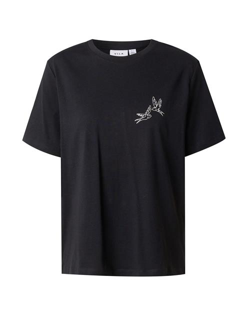 Se VILA Shirts 'VISYBIL BIRD'  sort / hvid ved About You