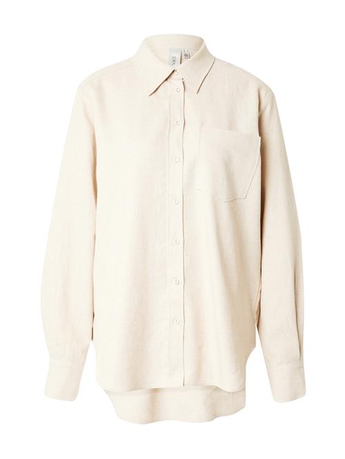 YAS Bluse 'FLAXY'  beige