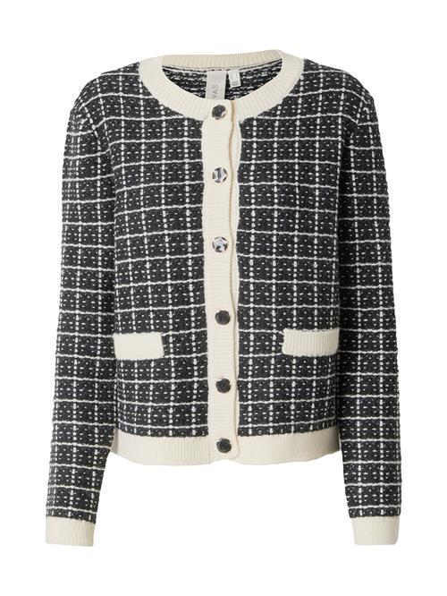 YAS Cardigan  beige / sort