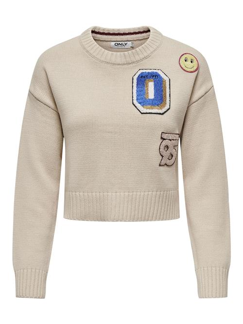 ONLY Pullover  beige / blå / brun / sort / hvid