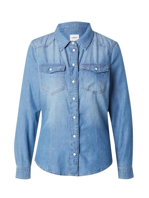 Se ONLY Bluse 'ONLAlexa'  blue denim ved About You