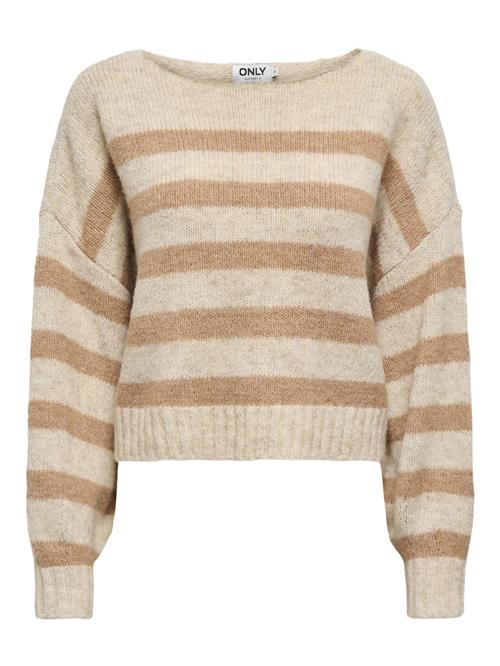 Se ONLY Pullover 'ONLAya'  beige / karamel ved About You