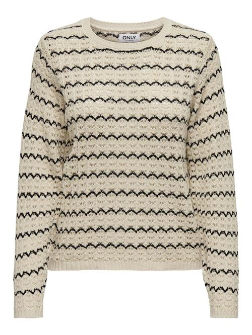 Se ONLY Pullover  beige / sort ved About You