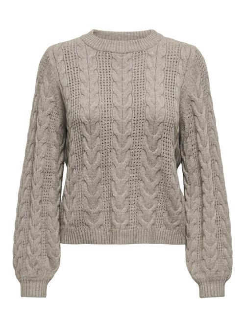 Se ONLY Pullover 'ONLRubina'  greige ved About You