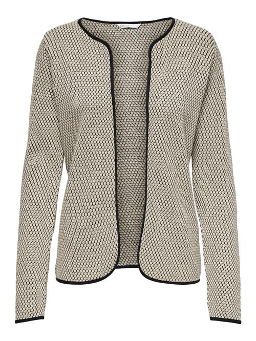 Se ONLY Cardigan  beige / sort ved About You