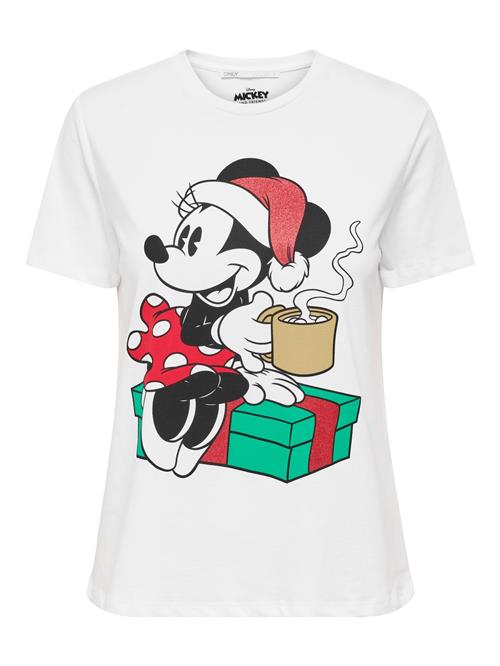 ONLY Shirts 'DISNEY CHRISTMAS'  hvid