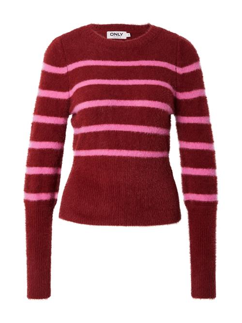 ONLY Pullover 'ONLPIUMO'  fuchsia / carminrød