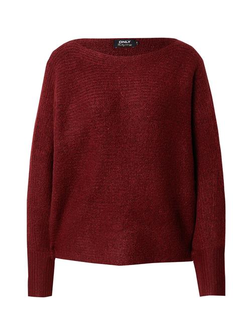 ONLY Pullover 'Daniella'  mørkerød