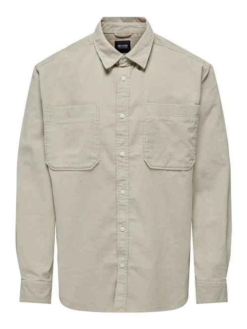 Only & Sons Skjorte 'ONSAlp'  camel