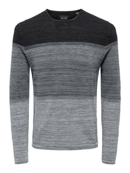 Se Only & Sons Pullover 'Panter'  antracit / lysegrå / mørkegrå / grå-meleret ved About You