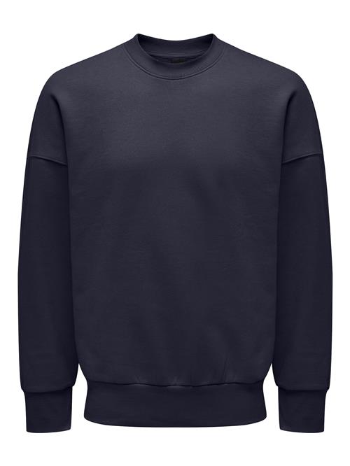 Only & Sons Sweatshirt 'Dan'  navy