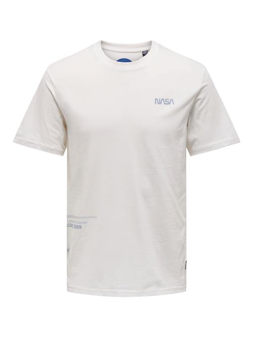 Only & Sons Bluser & t-shirts 'Nasa'  opal / hvid