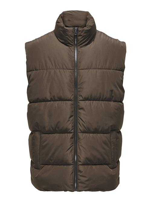 Only & Sons Vest 'Melvin'  brun