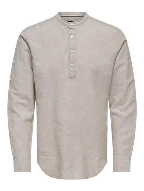 Only & Sons Skjorte 'Caiden'  beige-meleret