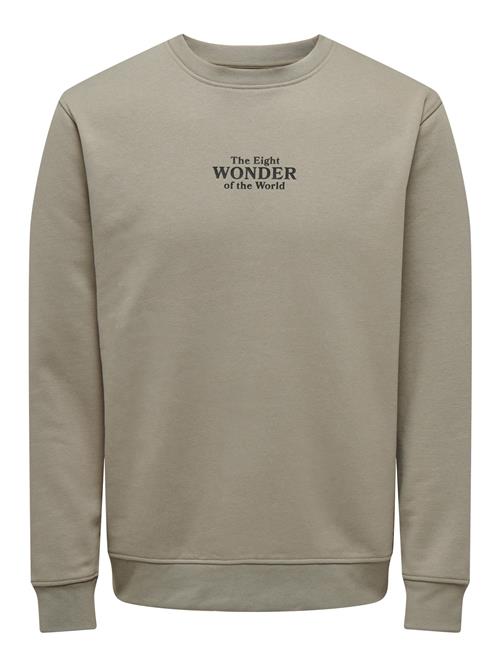 Only & Sons Sweatshirt  oliven / blandingsfarvet