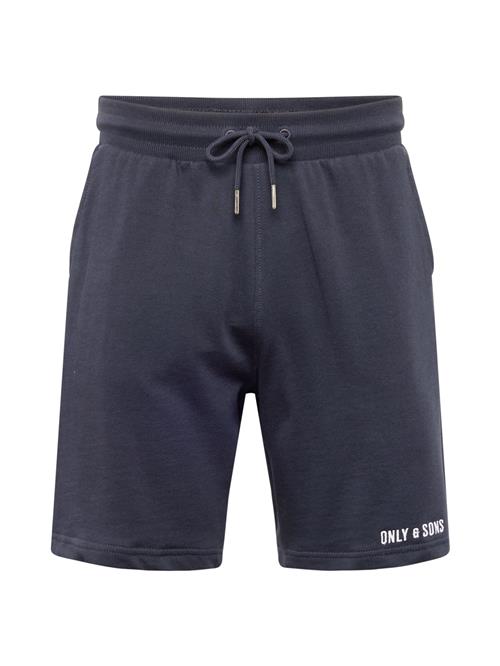 Only & Sons Bukser 'ONSDIRK'  navy / hvid