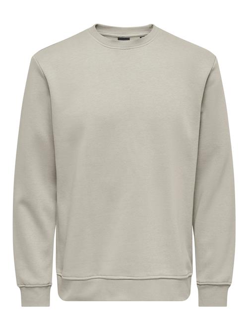 Only & Sons Sweatshirt 'CONNOR'  grå / lysegrå