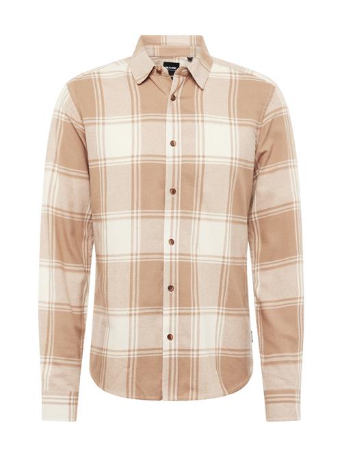 Only & Sons Skjorte 'ONSGudmund'  camel / offwhite