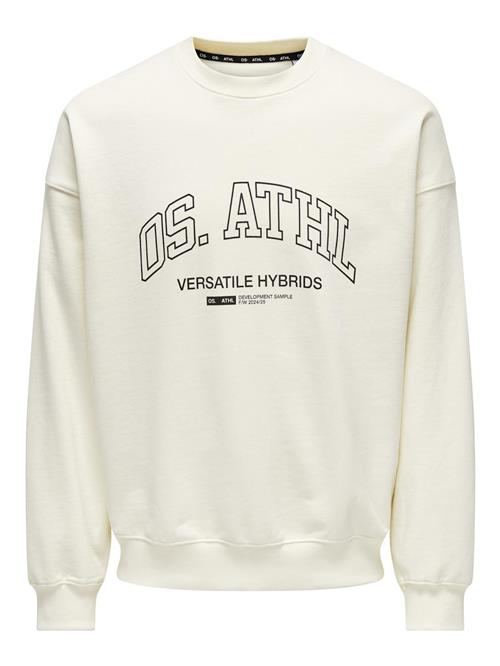 Only & Sons Sweatshirt 'Alta'  sort / offwhite