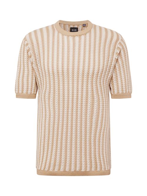 Only & Sons Pullover 'ONSCHARLES'  lysebrun / taupe / hvid