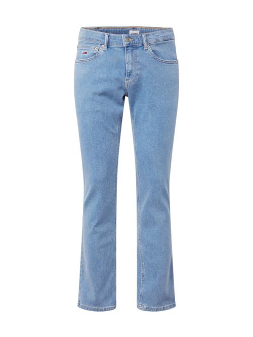 Se Tommy Jeans Jeans 'SCANTON SLIM'  marin / blue denim / rød / hvid ved About You