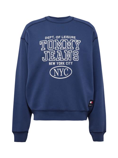 Se Tommy Jeans Sweatshirt 'Prep Explorer'  navy / hvid ved About You