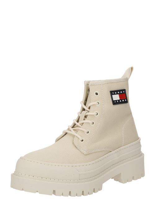 Tommy Jeans Snørestøvletter  beige