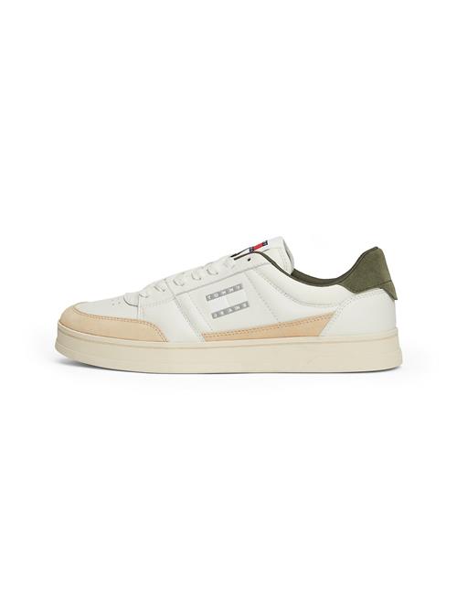 Tommy Jeans Sneaker low 'The Greenwich'  creme / oliven / pastelorange / rød