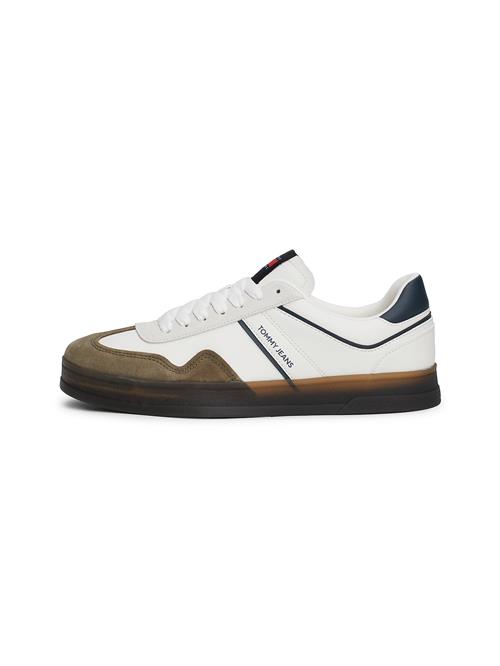 Tommy Jeans Sneaker low 'The Greenwich'  navy / mudderfarvet / rød / hvid