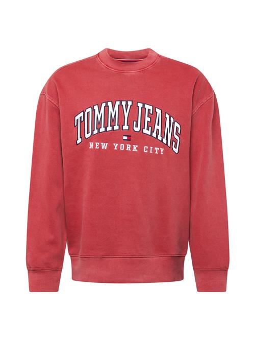 Se Tommy Jeans Sweatshirt 'VARSITY'  navy / rød / hvid ved About You