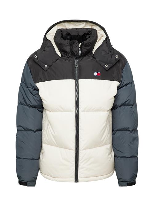 Tommy Jeans Vinterjakke 'Alaska'  ecru / antracit / sort