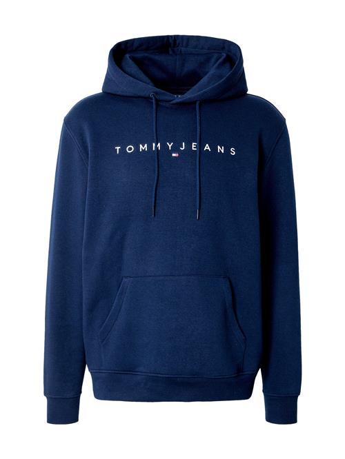 Se Tommy Jeans Sweatshirt  mørkeblå / hvid ved About You