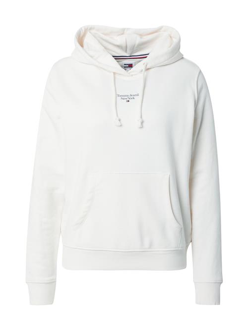 Se Tommy Jeans Sweatshirt 'ESSENTIAL'  blå / hvid ved About You