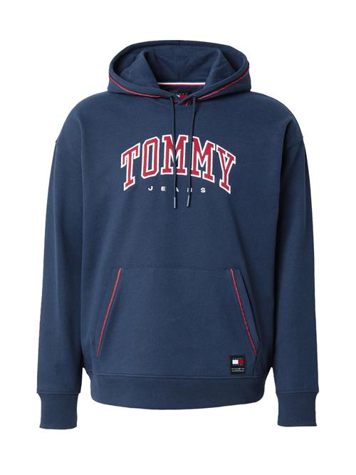 Tommy Jeans Sweatshirt  mørkeblå / rød / hvid