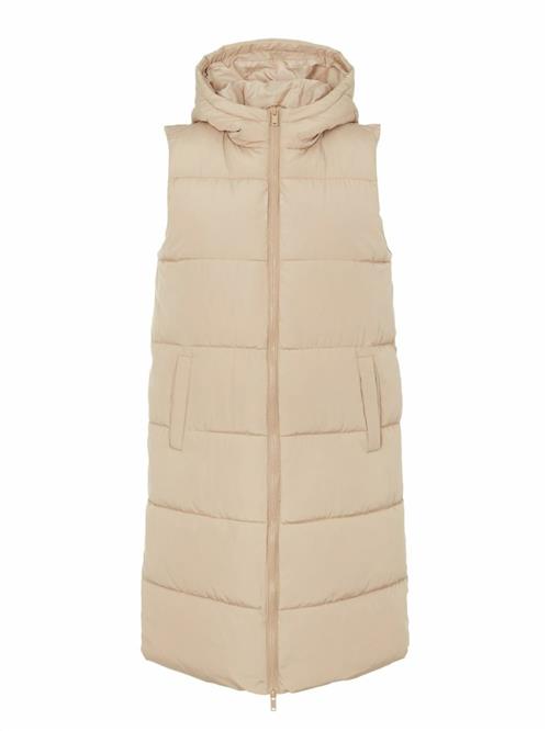 PIECES Vest 'PCBee'  beige