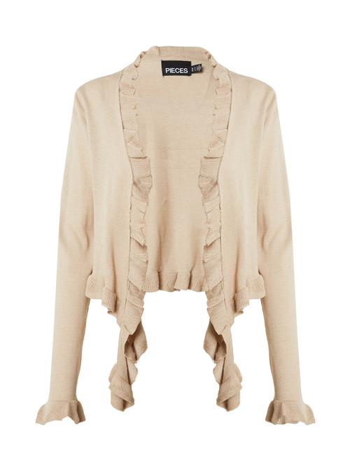 PIECES Cardigan 'PCKINLAY'  taupe