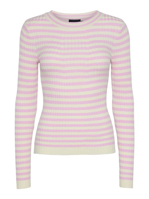 PIECES Pullover 'PCCrista'  creme / pink