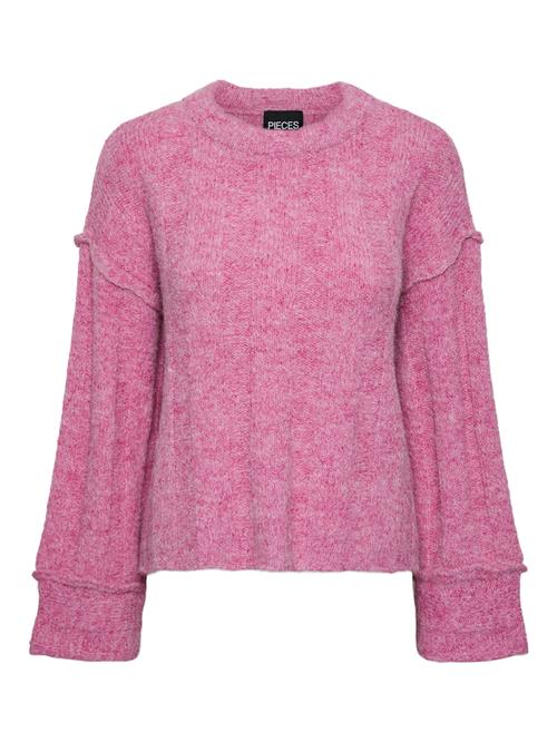 Se PIECES Pullover 'PCRUBBLE'  pink-meleret ved About You