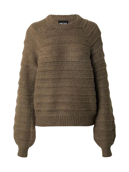 PIECES Pullover 'PCJAYDA'  brun