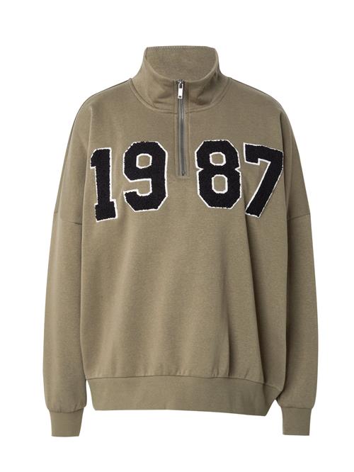 Noisy may Sweatshirt 'NMALDEN'  oliven / sort