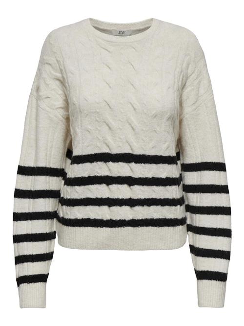 JDY Pullover  mørkeblå / offwhite