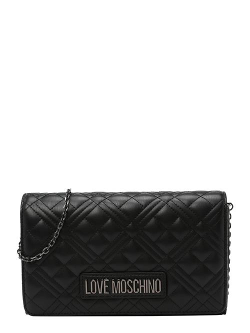 Love Moschino Skuldertaske 'Smart Daily'  sort / sølv