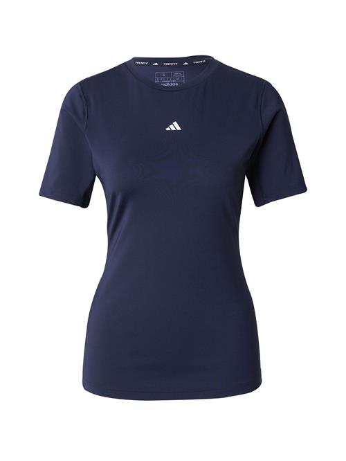 ADIDAS PERFORMANCE Funktionsbluse  marin / hvid