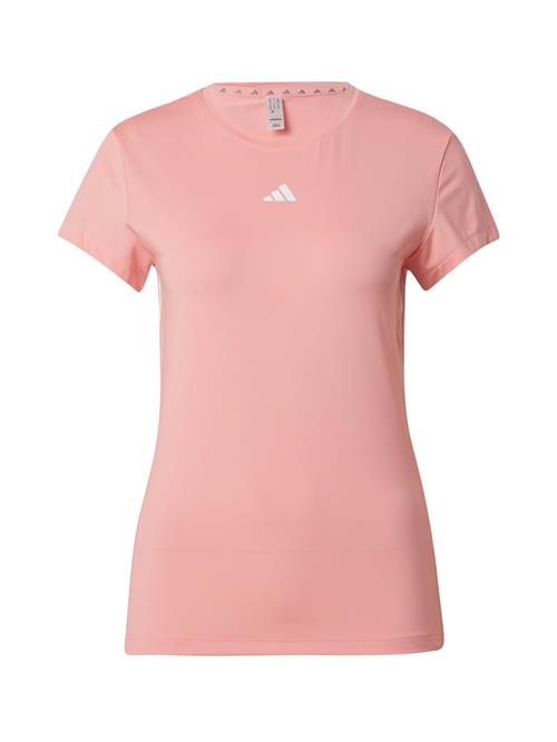 Se ADIDAS PERFORMANCE Funktionsbluse 'HYGLM'  fersken / hvid ved About You