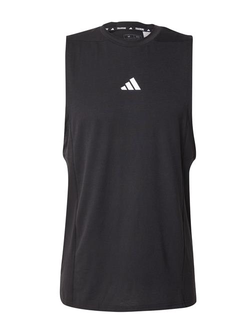 ADIDAS PERFORMANCE Funktionsskjorte 'D4T Workout'  sort / hvid