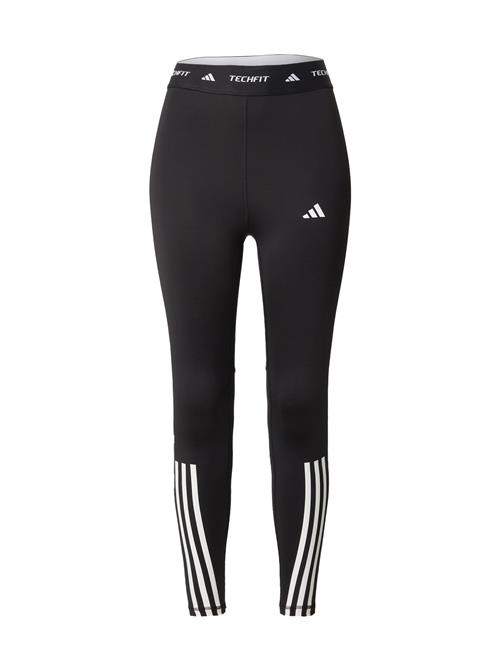 ADIDAS PERFORMANCE Sportsbukser  sort / hvid