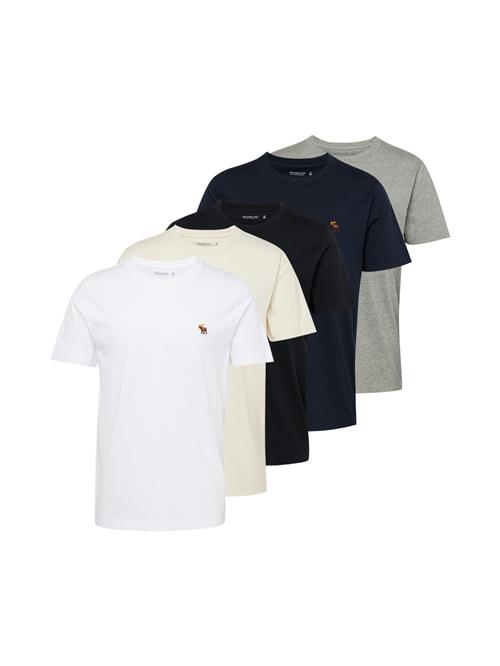 Se Abercrombie & Fitch Bluser & t-shirts  lysebeige / navy / grå-meleret / hvid ved About You